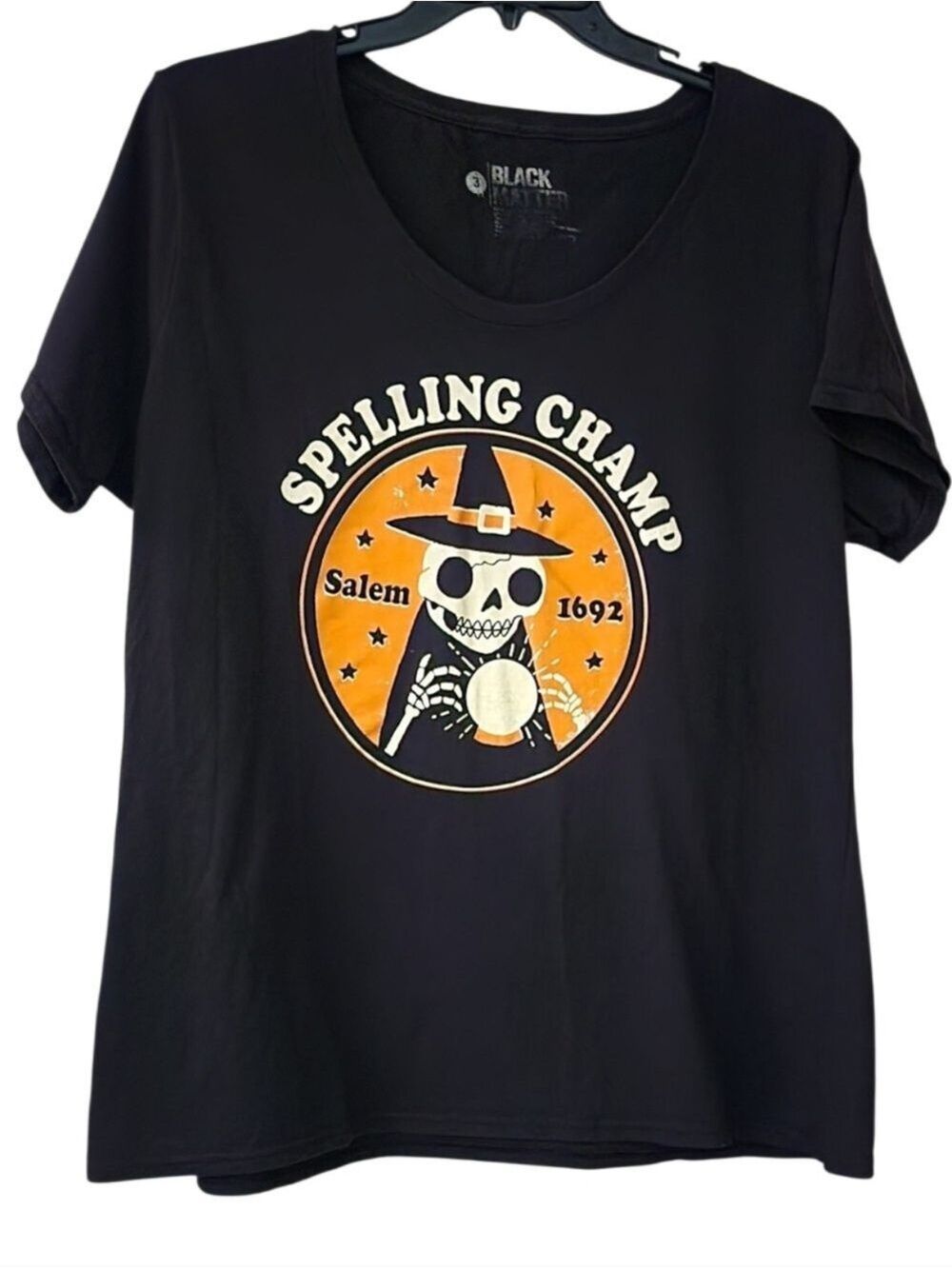 Black Matter Short Sleeve Halloween Tee Size 3 (3X)